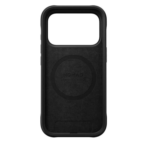 Coque - NOMAD - iPhone 17 Pro - Horween-läder - Robust skydd - Elegant och tidlös Svart