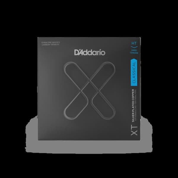 D'Addario XTC46FF - XT Dynacore karbon klassisk gitarrsträngsats, hård spänning