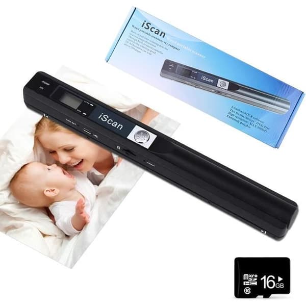 Bärbar Scanner - GENERIC - Youool Mini Scanner - 900 dpi - Skanning JPEG/PDF - A4