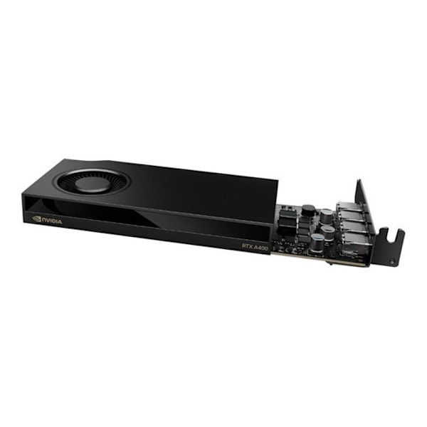 Grafikkort - NVIDIA - RTX A400 - 4 Go GDDR6 - PCIe 4.0 x8 - 4 portar Mini DisplayPort