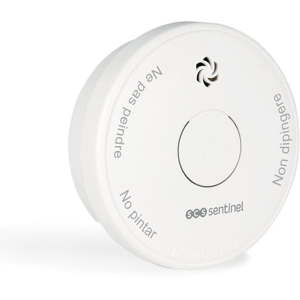 Röksensor - SCS SENTINEL - SmokeAlarm 3Y - Takinstallation - 10 års batteritid - 3 år CE Vit