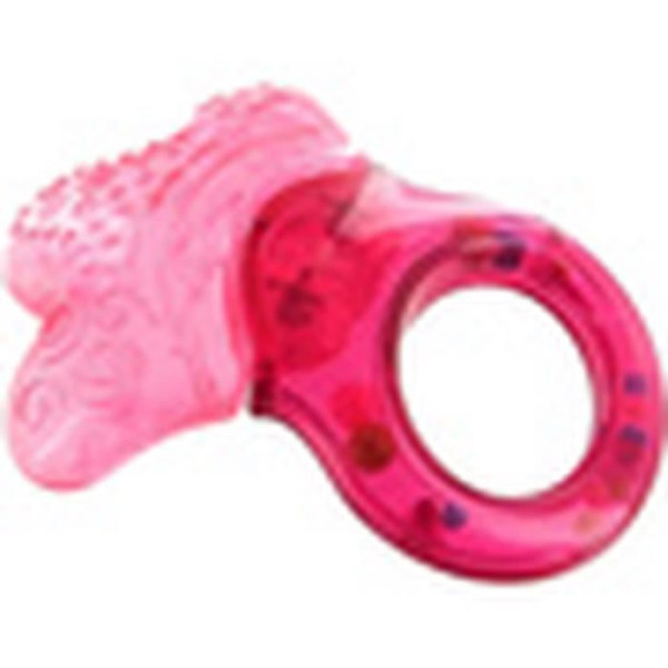 dBb Remond Pink Teething Rattle genomskinlig rosa