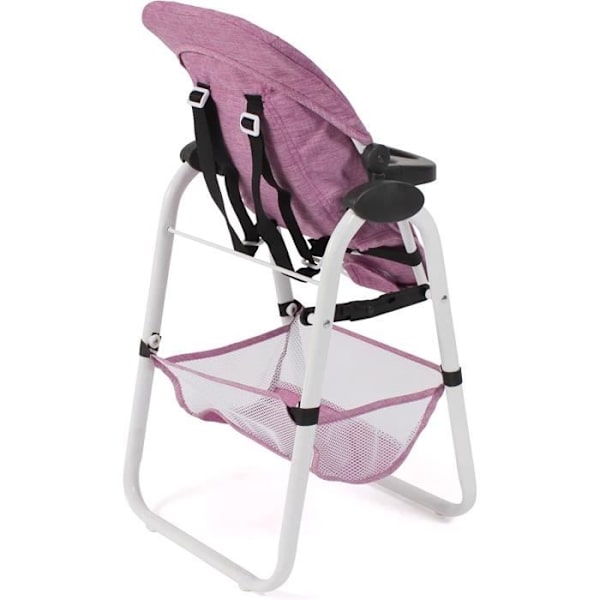 Hög stol för dockor - Bayer Chic 2000 - Rosa jeans - 37 x 34 x 71 cm - Från 3 år - Unisex Rosa