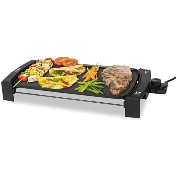 Cecotec Black&Water 2500 Häll, elektrisk grill, non-stick beläggning, fettuppsamlingsbricka,