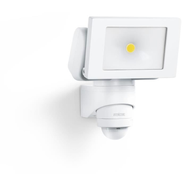 STEINEL - Utomhusstrålkastare med sensor LS 150 S LED 14,7W 4000K IP44 - Vit Vit