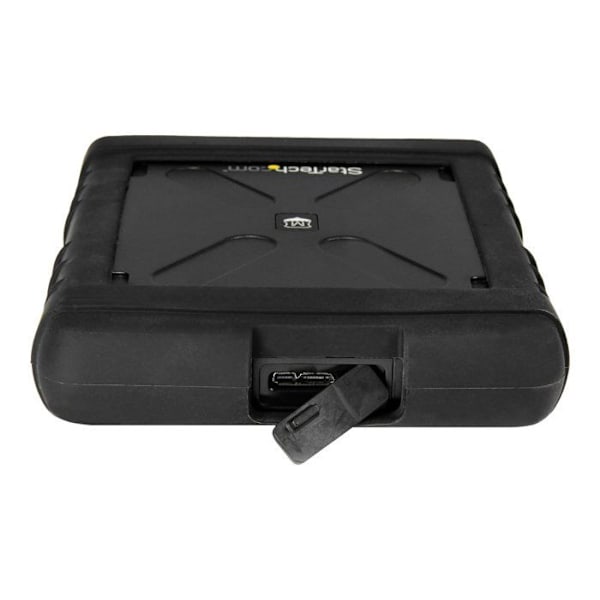 STARTECH Stötsäker USB 3.0-hölje för 2,5" SATA 6Gb/s hårddisk Svart