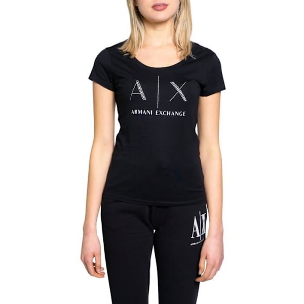 Armani Exchange T-shirt dam - Vit - Korta ärmar - 100 % bomull Vit XS