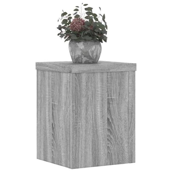 vidaXL Stöd för växter 2 st sonoma grå ingenjörsträ, blomsterställ, krukstöd, växtstöd 852893