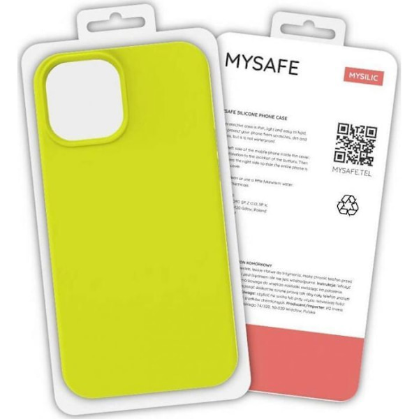 Telefonig förstärkare - Mysafe hörlursförstärkare SILIKONSKAL IPHONE 12/12 PRO GUL BOX