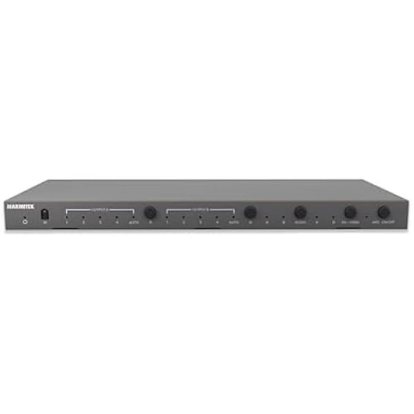 HDMI-switch - MARMITEK - Connect 642 Pro-4K 60 Hz - 4 Ingångar 2 Utgångar - ARC - Optisk Utgång Svart