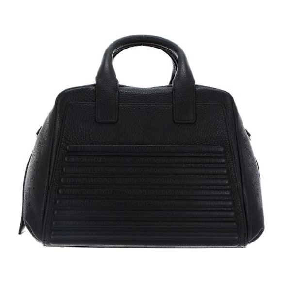 Handväska - MANDARINA DUCK - I-Con Tote M - Kalvläder - Svart - Avtagbar axelrem svart