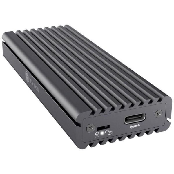 ICY BOX 60913 hårddiskhölje M.2 M.2 2230, M.2 2242, M.2 2260, M.2 2280, SATA SSD USB-C™
