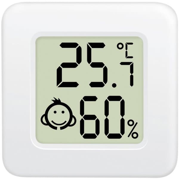 Mini digital termometer/hygrometer, paket med 3