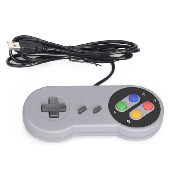 Rii - GP100 - Spel - Ett par USB-kontroller Kompatibel med PC (Windows, Mac, Linux) och TV Box (Android, Raspberry Pi)