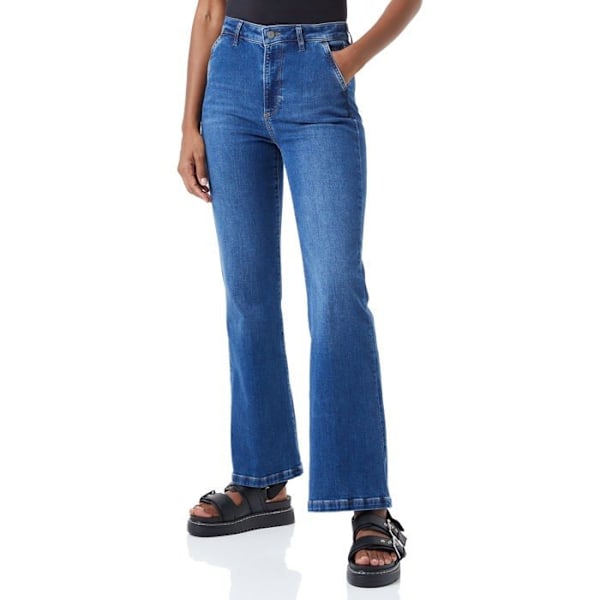 Jeans S.oliver - 2120670 - Jean med utvidgad ben för kvinna denim blå 34