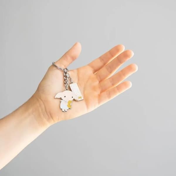Nyckelring Dobby Erik Harry Potter silver-
