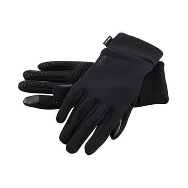 Handskar - Powerstretch - Svart - Vuxen - Man - Touchscreen Svart