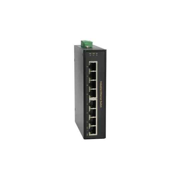 Switch Ethernet - LevelOne - IFP-0801 - 12 portar - PoE - Fast Ethernet (10/100) Svart