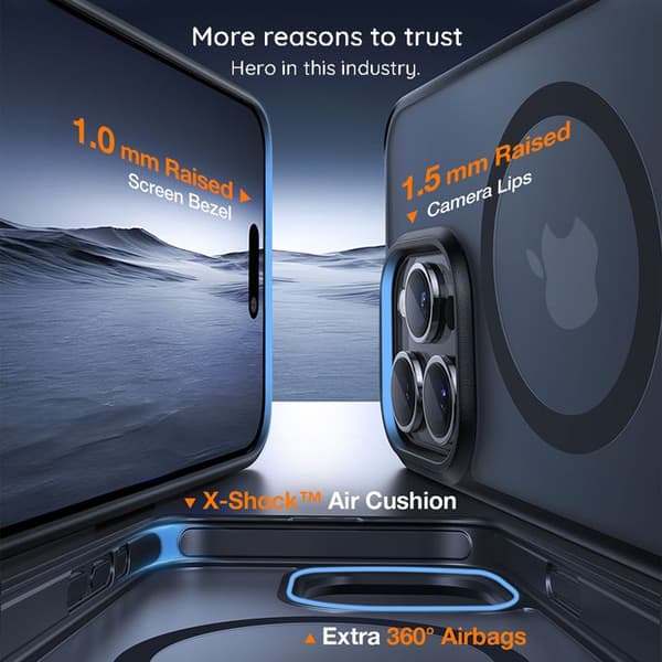 Coque Torras Pstand för iPhone 17 - Klar Klar