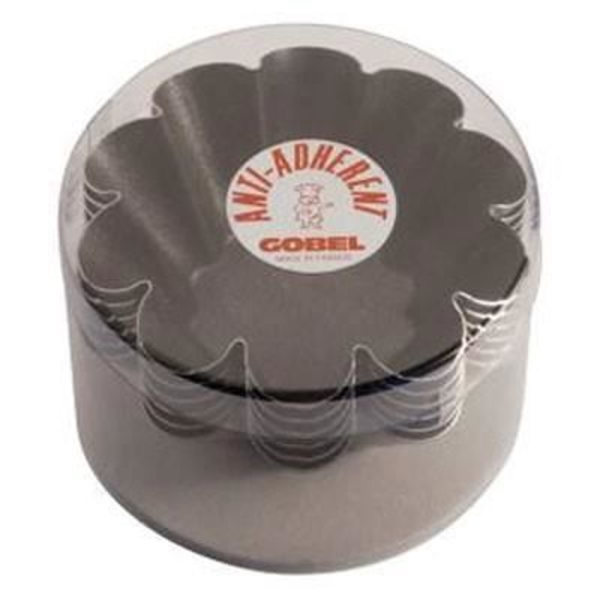 Briocheformar - Noname - 8 cm - Brun och mörkgrå - Non-stick - Handtvätt Brun, mörkgrå