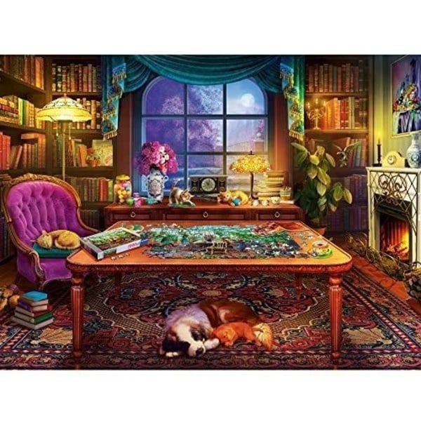 Pussel - RAVENSBURGER - Pusselarens Plats - 750 bitar - Stort format - Blandat