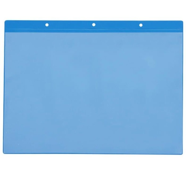 Krog Office Signage Pack med 25 magnetfickor A4 Landscape Blue