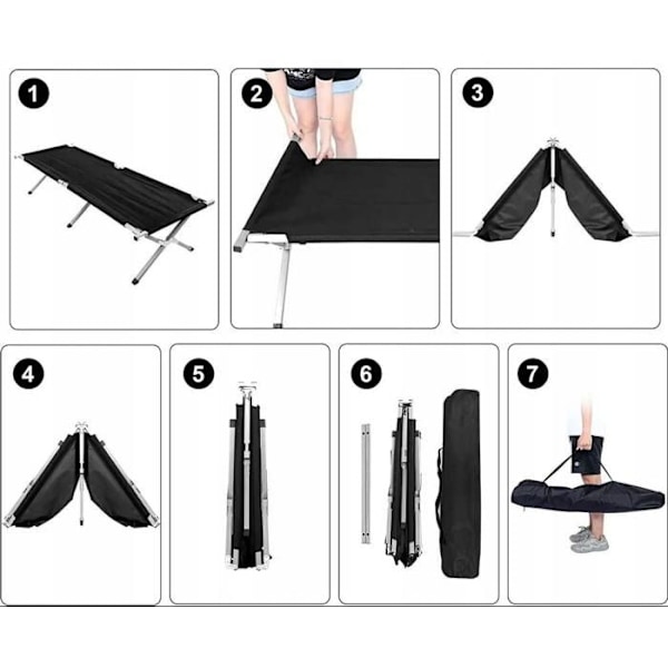 Lit de camping XXL Promis TP190
