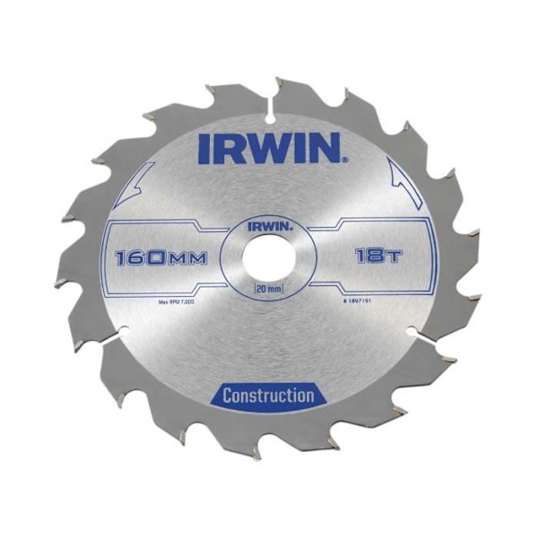 IRWIN cirkelsågblad 160 x 20 mm x 18T ATB IRW1897191