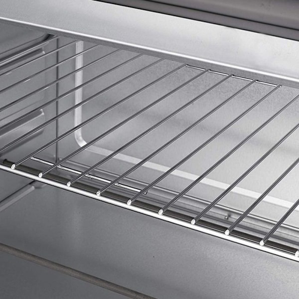 Fyra elektriska bordskonvektionsugnar 32 liter, rostfritt stål, timer MPM MPE-05/T 1600W Svart 12762
