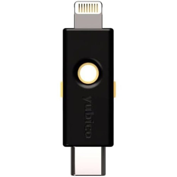 YubiKey - YUBICO - 5Ci FIPS - Svart färg - Avancerad säkerhet - Multifaktorsautentisering