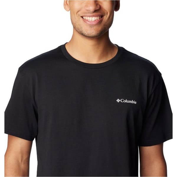 COLUMBIA Csc Basic Logo Graphite herrt-shirt - Vit - Vuxen Grafit XL