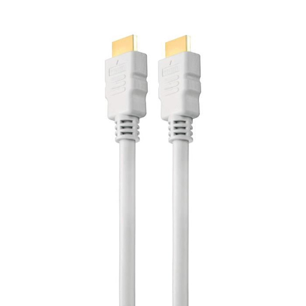 HDSupply Standard Speed ​​HDMI-kabel med eTHERNET - 15 m - Vit - X-HC070-150E