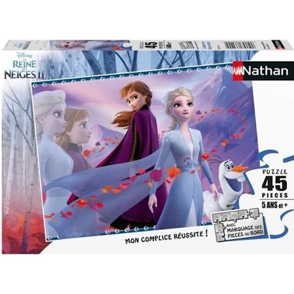 Frozen 2 Puzzle - Nathan - 45 bitar - Love of two sisteres Flerfärgad