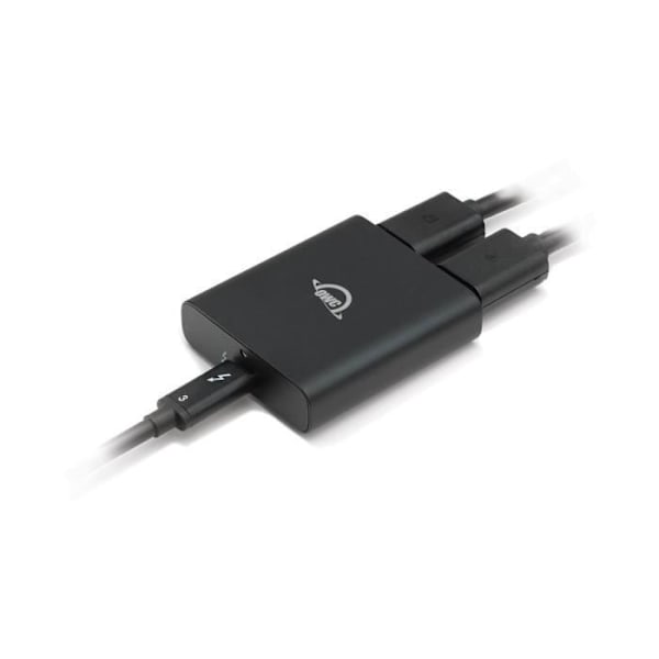 OWC Thunderbolt 3 till Dual DisplayPort 1.4 8K-adapter