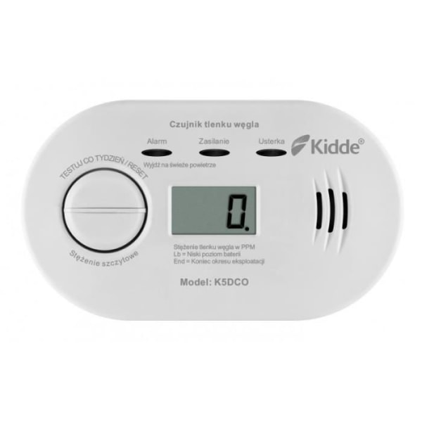 KIDDE Kolmonoxidsensor K5DCO - 0047871313426
