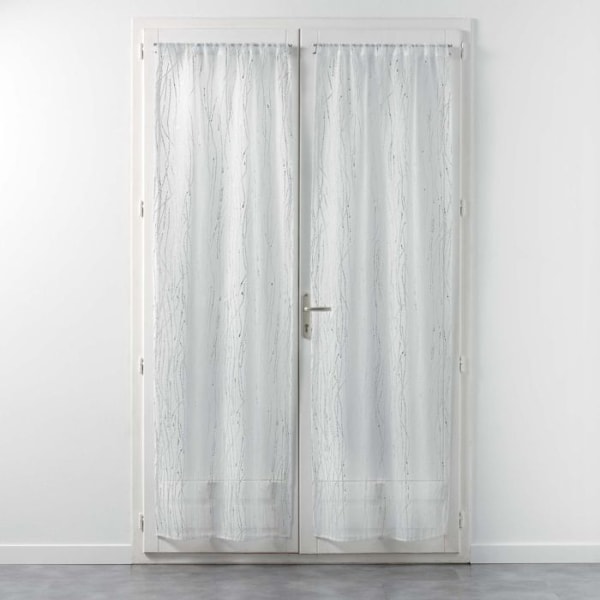 Rak stavficka 2 x 70 x 200 cm sand voile vit filian vägglampa Vit