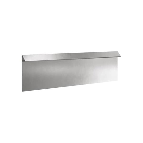 Rostfritt stål snigelstängsel - vidaXL - 100x3,5x25 cm - Silver - Väderbeständig Silver