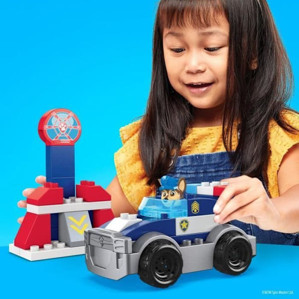 Mega Bloks - Paw Patrol Police Set - Byggstenar - Från 3 år Flerfärgad