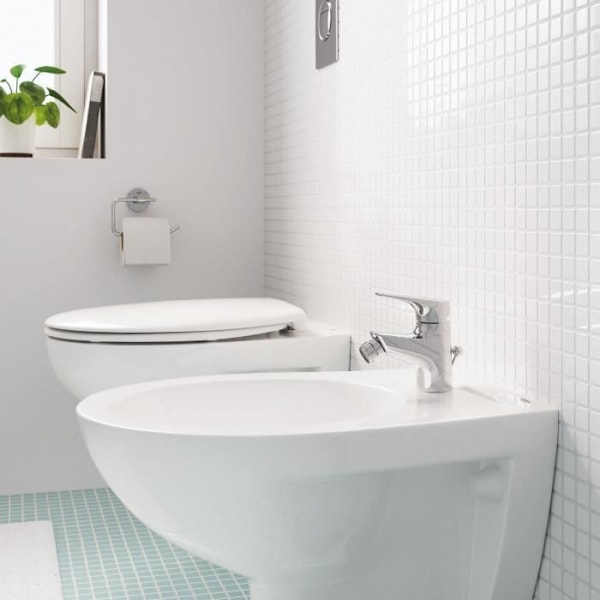 GROHE Start Edge engrepps bidéblandare - Waste Pull - Ekonomisk vattenluftare - Krom