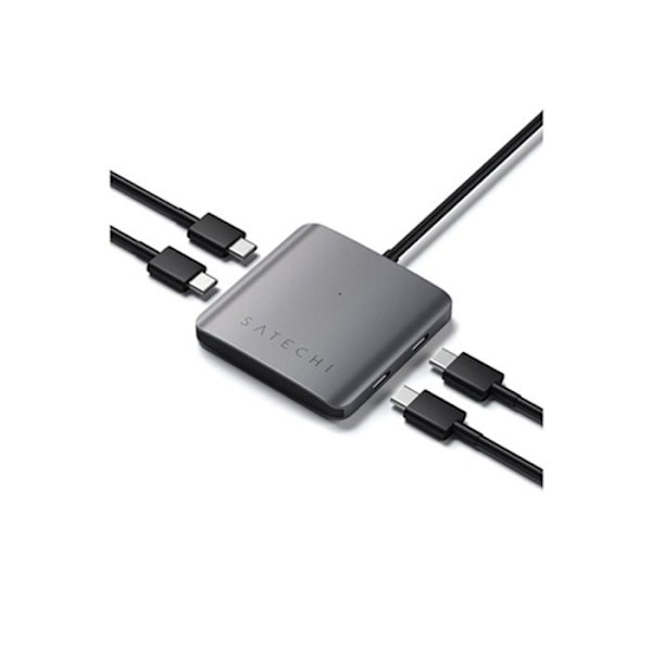 USB-C-hubb - Satechi - Aluminium - 4 portar - 5 Gbps - Plug-and-Play