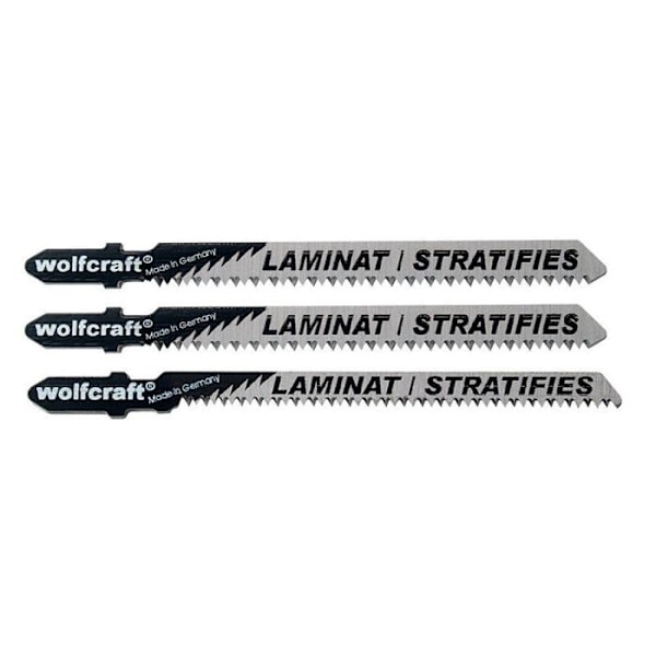 WOLFCRAFT 3 sticksågsblad Bosch sortiment special T-skaft laminerat