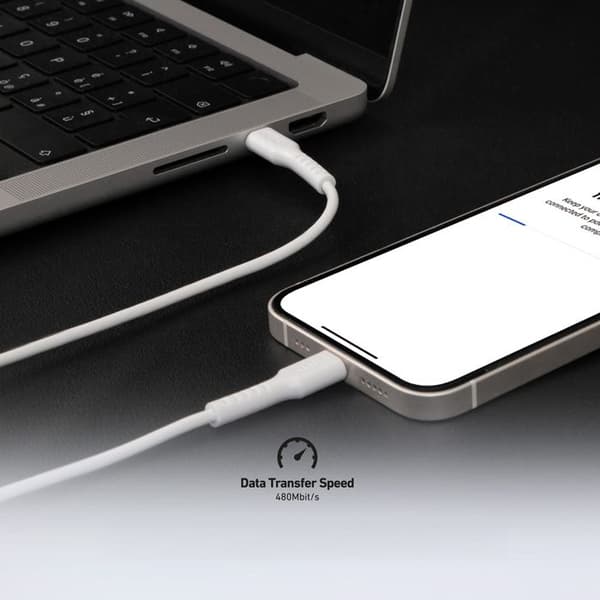 USB-C-kabel - SBS - TECABLETCC10W - 25 W PD - 1 m - Vit