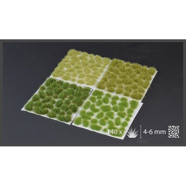 Gamers Grass Vert Prairie Set, Touffes, Modeller/Miniatyrer/Krigsspel