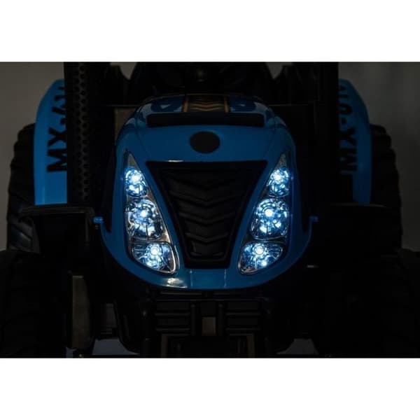 Traktor - LEAN CARS - A011 - 24 V - Batteri - Blå - Barn Blå