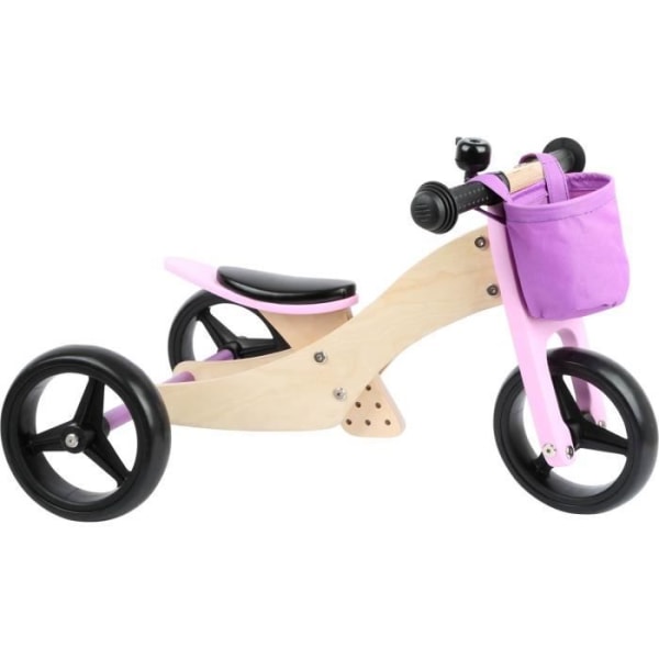 Balanscykel-Trehjuling 2 i 1 Rosa - SMALL FOOT - Maxi - 3 hjul - Barn - Blandat