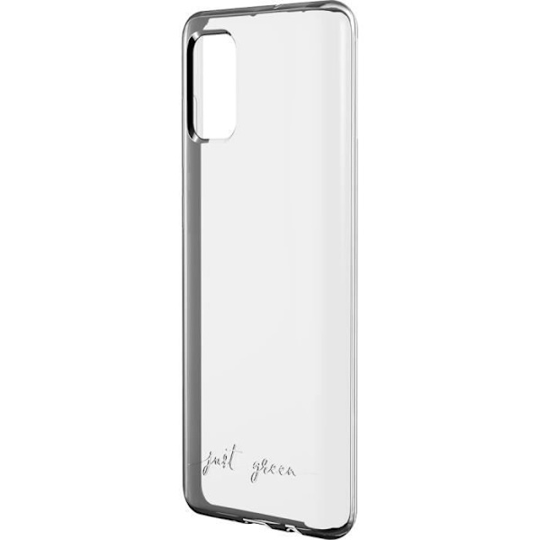 Transparent mjukt fodral för Samsung Galaxy A71 Just Green