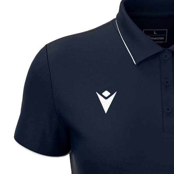 Polo dam Macron Melody marin/vit jag