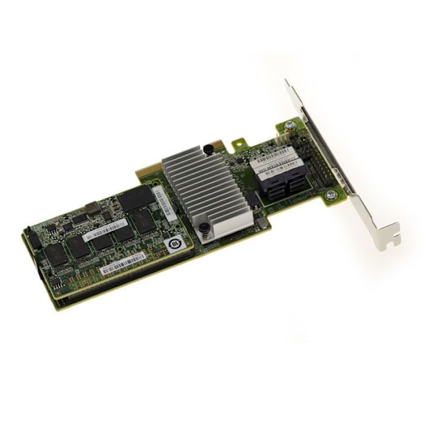 PCIe 3.0 SAS 12GB 8 Interna portar-kort. OEM-modell 9364-8i med 1GB DDR3-cache och raid 0 1 5 6 10 50 60. Liknar modell 93