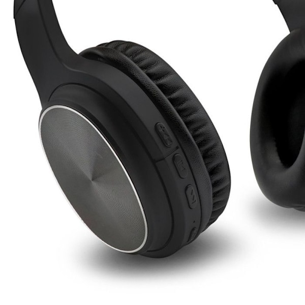 Bluetooth-hörlurar - ANC - Svart - 8H batteritid - Över örat - Inbyggd mikrofon svart