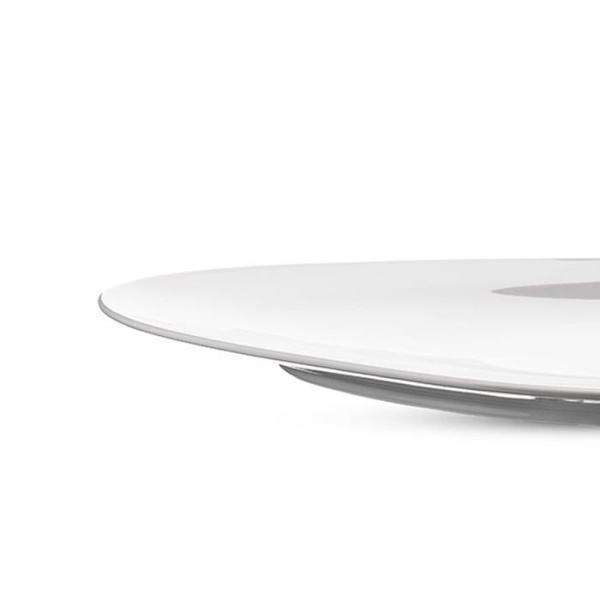 Alessi Tallrik - FM10/1 - Colombina Collection White Porslin Platt Tallrik, Set med 6 delar